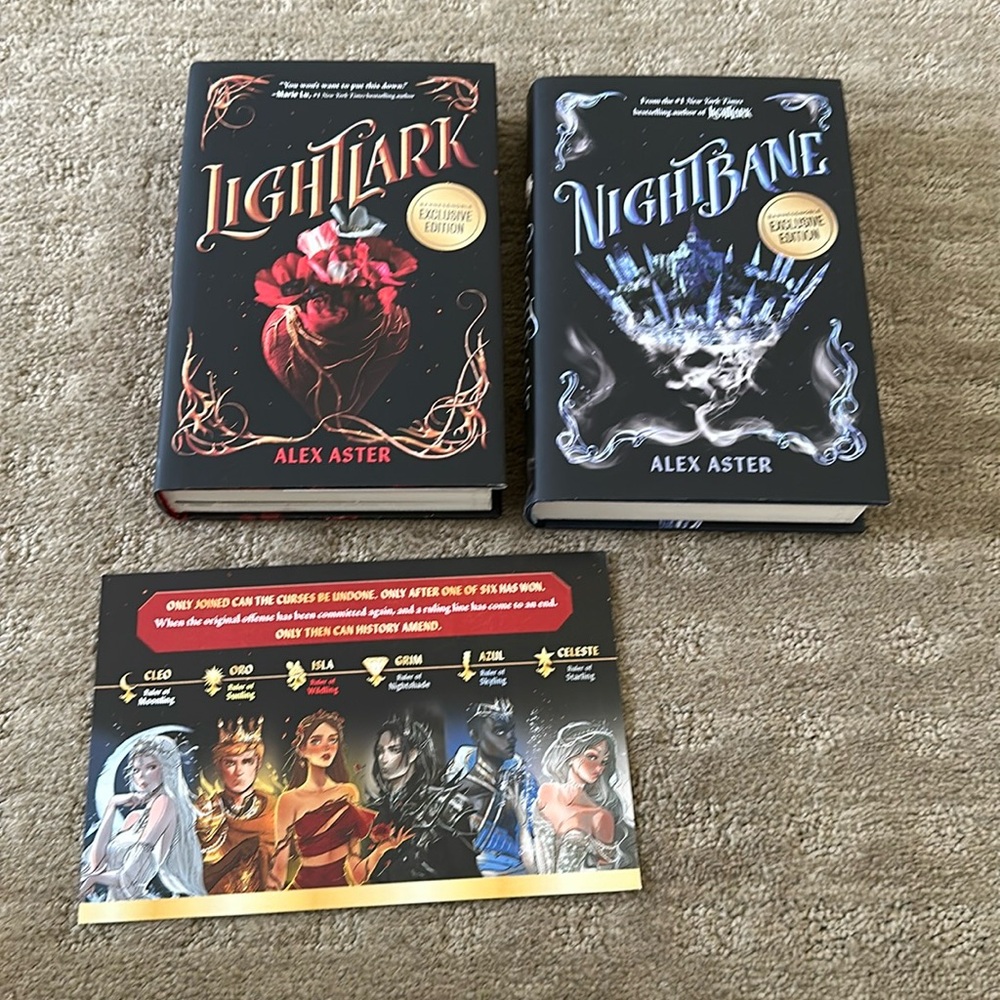 Barnes and Noble Exclusive Editions Lightlark and Nightbane
